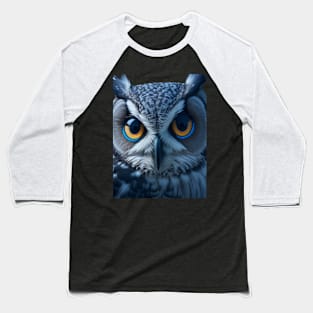 White Owl Baseball T-Shirt